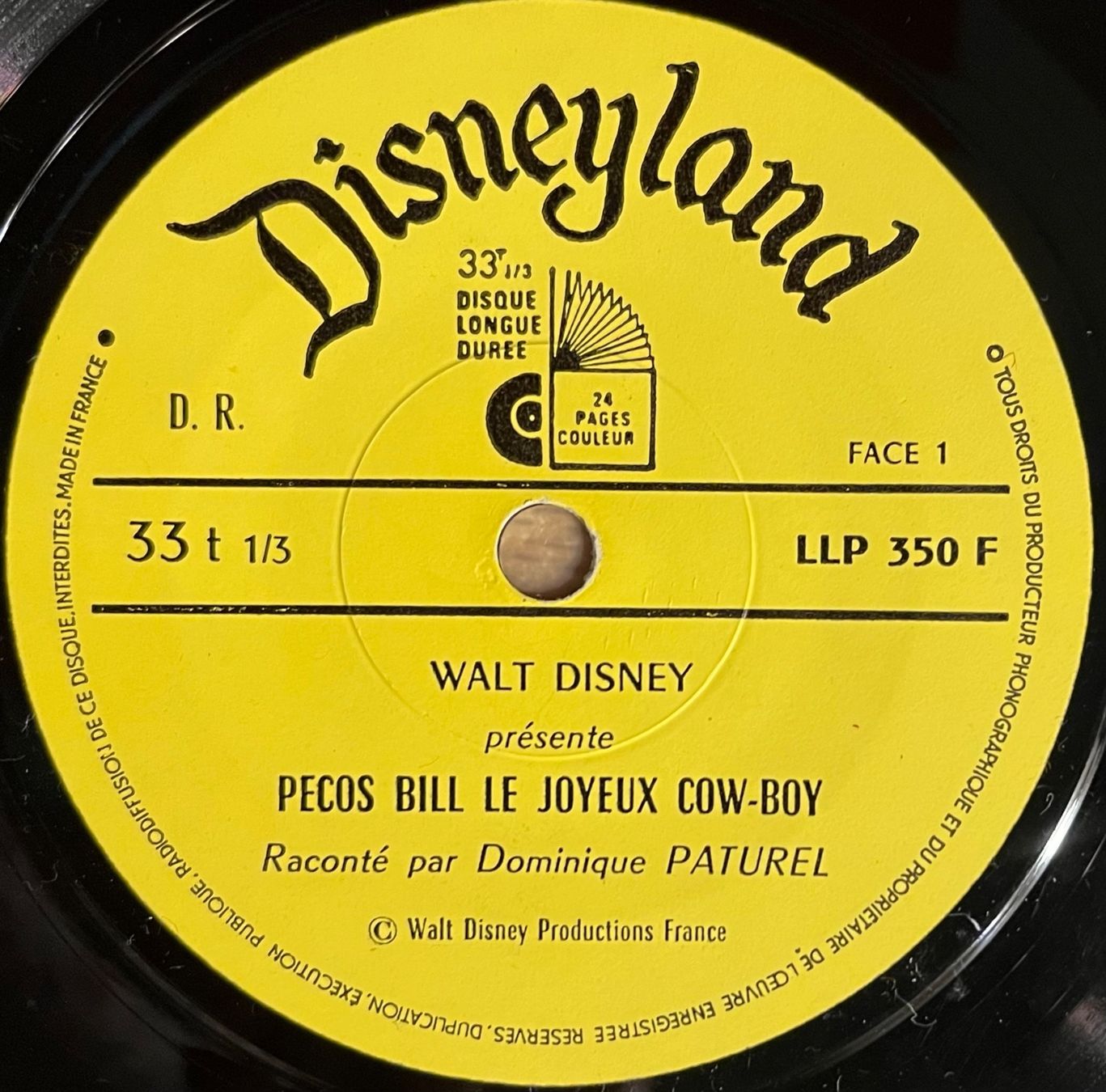 Dischi in vinile: WALT DISNEY - PECOS BILL – Usato da Bussigny venduto da vinyl-pas-cher 5