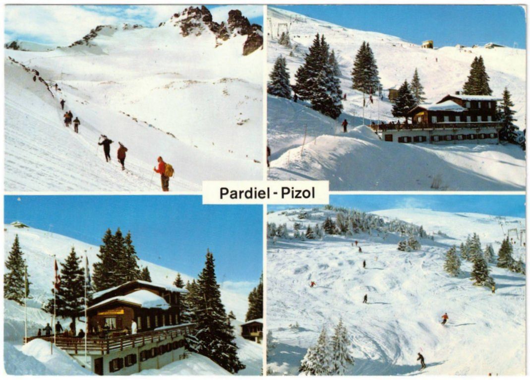 Cartoline postali: Bad Ragaz - 4 Bild AK Pardiel – Usato da Binningen venduto da Mountainrider