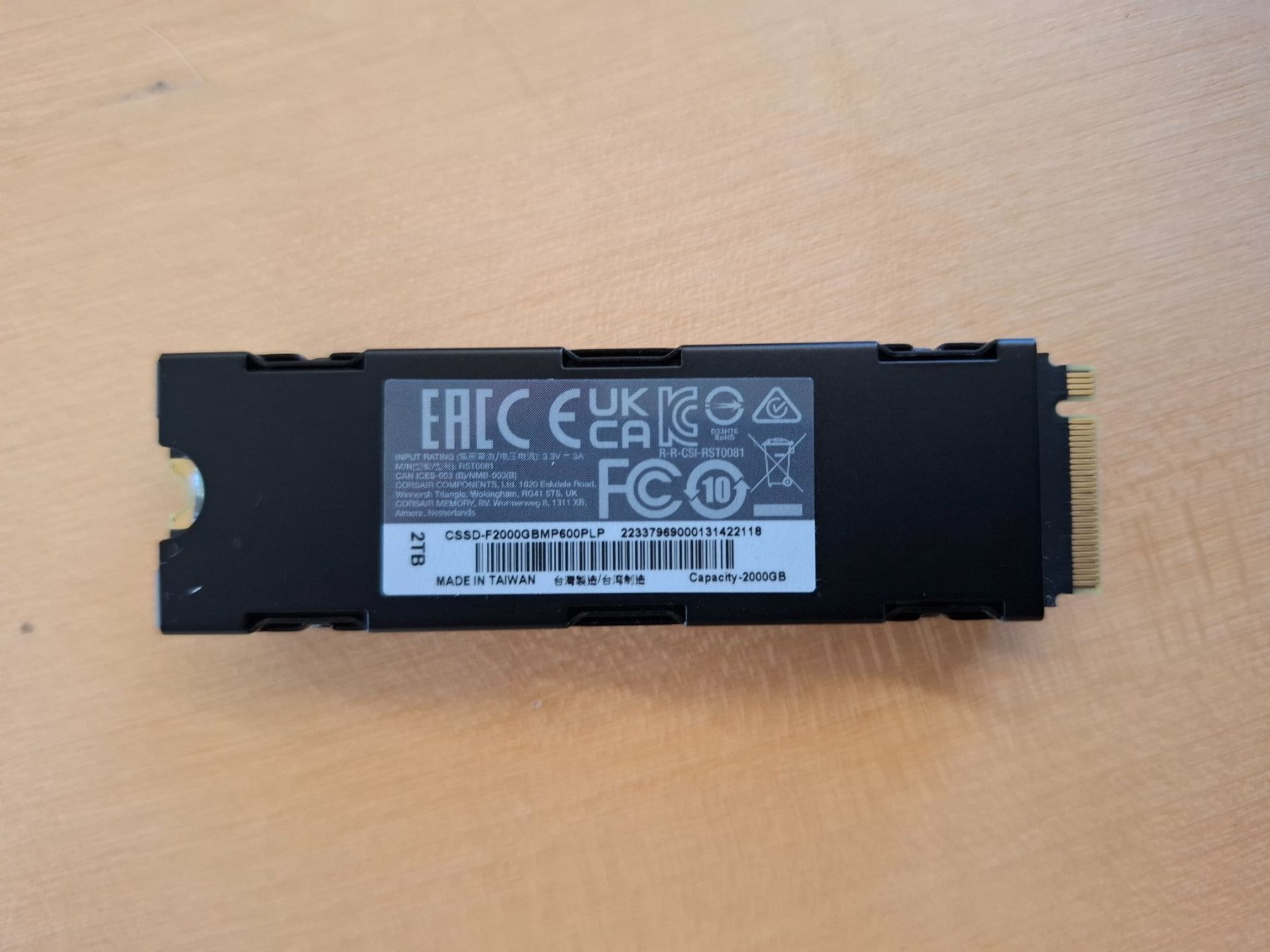Schede di memoria: Corsair MP600 PRO LPX 2TB – Usato da Bürglen UR venduto da nikjacknik 1