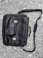 Businesstasche, chic, Leder schwarz 