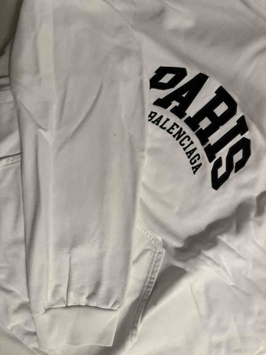 Balenciaga Maglioni & Felpe: Balenciaga Kapuzenpullover weiss Grösse M – Usato da Meggen venduto da O_E