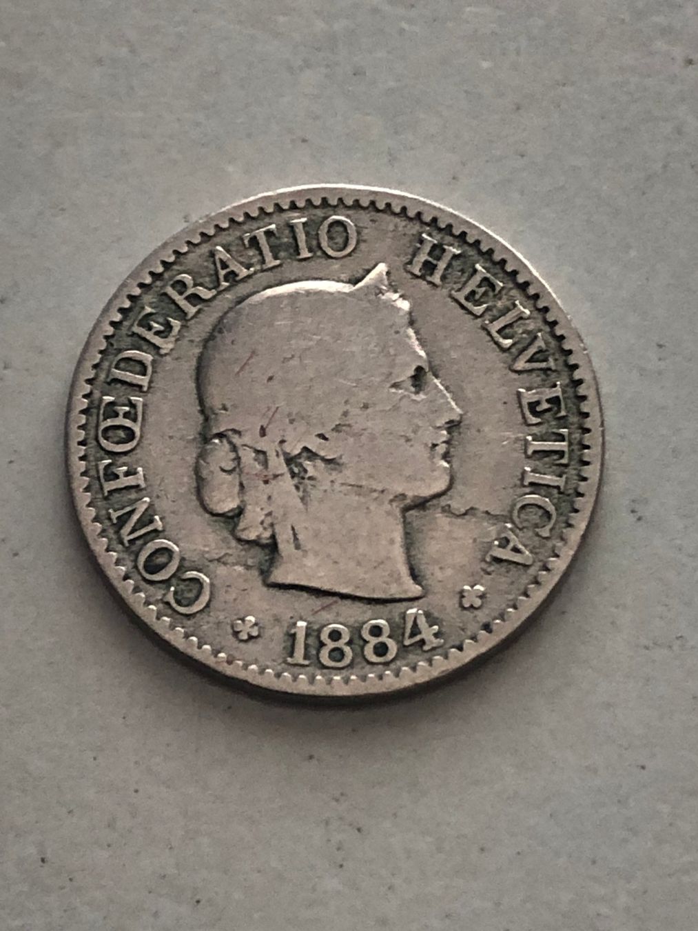 Toutes les monnaies: 5 Rp. 1884 – D'occasion à Schötz par Odpa