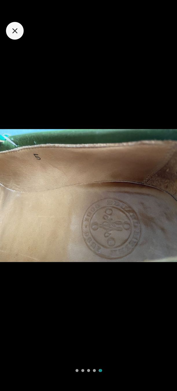 Scarpe da donna: Leder Loafer grün, Grösse 38 – Usato da Bern venduto da kat_69vw 4