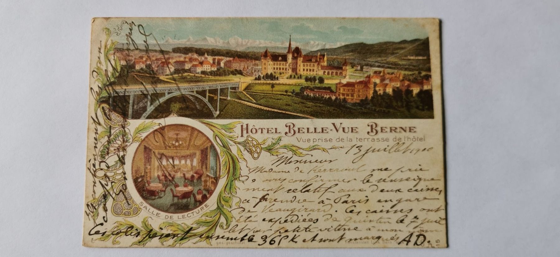 Alle Briefmarken: Carte postale Weltpostverein 1900 – Gebraucht aus Aadorf von Chnorli-Furz 1