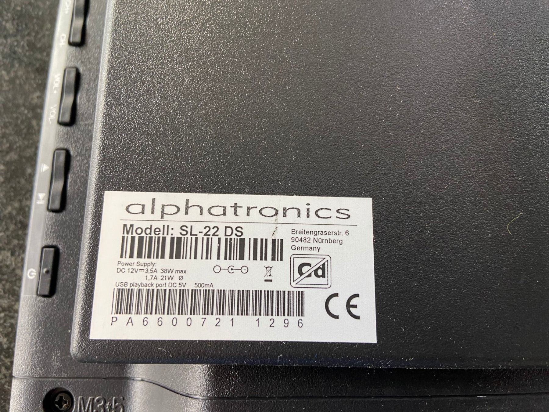 Televisori: Alphatronics SL- 22 DS Fernseher – Usato da Emmen venduto da CZ6032 2