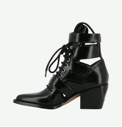 Chloé Scarpe da donna: Chloé Rylee Cut-Out Ankle Boots – Usato da Zürich venduto da SeldaY