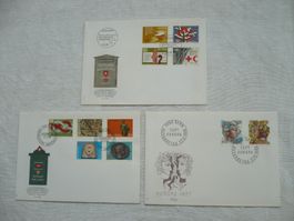 1986 3 FDC Europa- & Sondermarken SBK 720 - 730