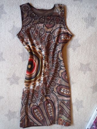 sehr spezielles DESIGUAL Damen Kleid Gr M