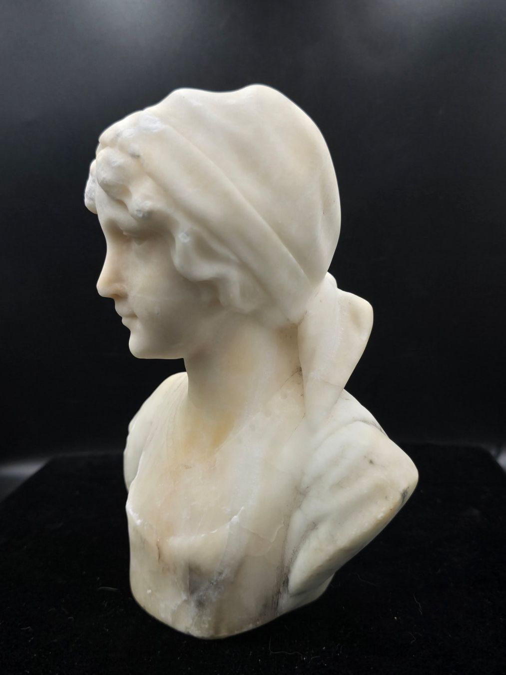 Statuette: Alabaster Büste Frau weiss – Usato da Rorschacherberg venduto da snOOpydOg11 3