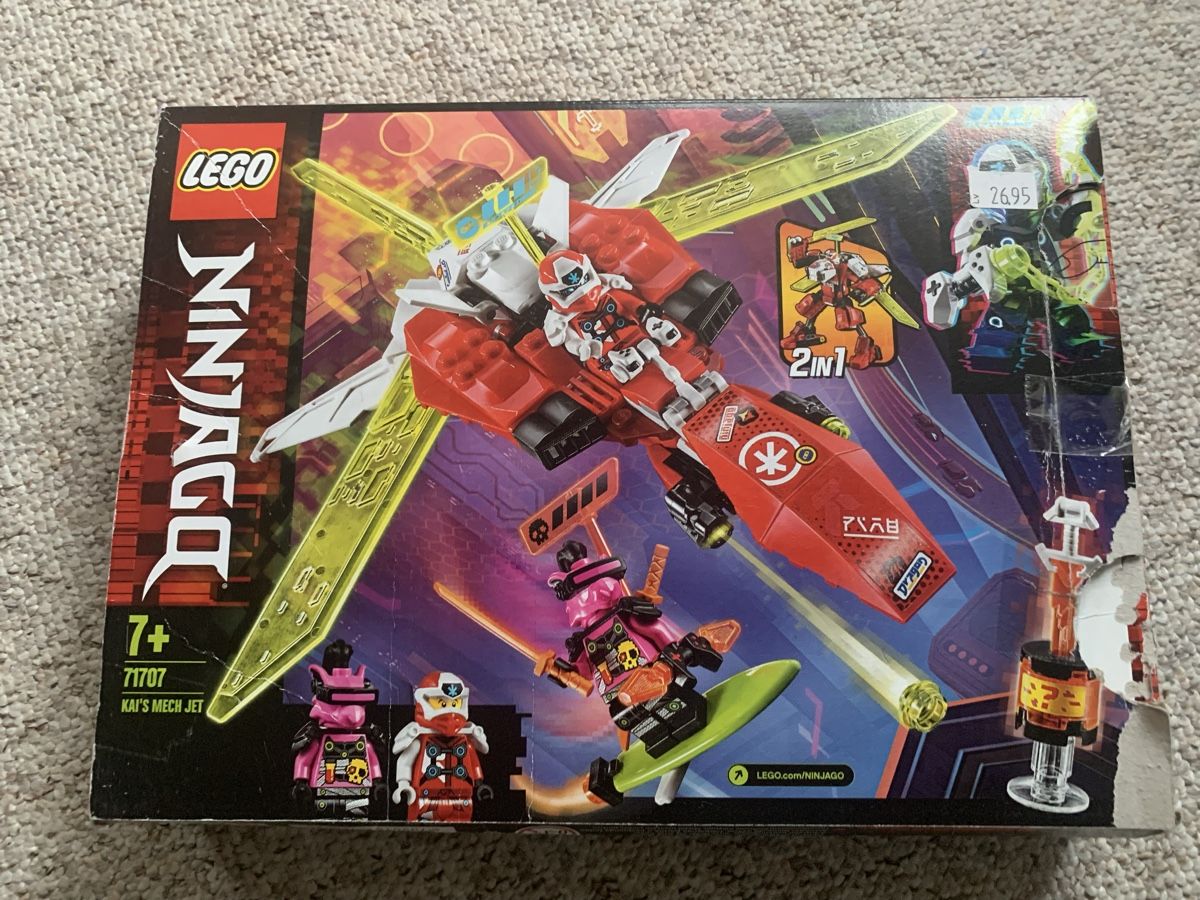 Lego Kit di costruzioni: LEGO Ninjago 71707 Kai's Mech-Jet – Usato da Stäfa venduto da Leira02