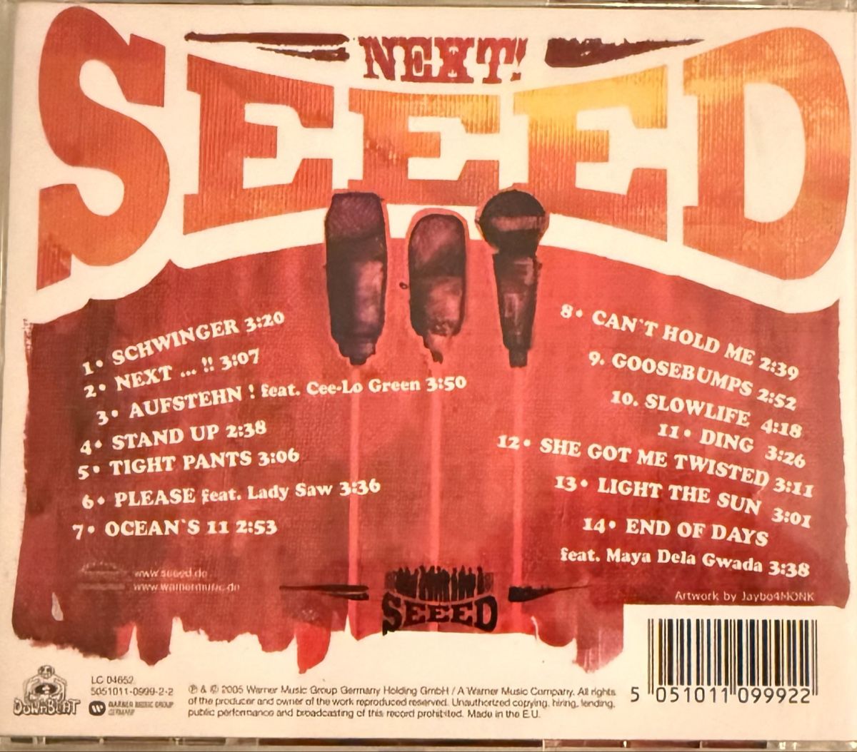CDs: Seeed Next! 2005 Peter Fox und Co aus Berlin inkl Ding – Neu (gemäss Beschreibung) aus Sursee von Betlaze 1