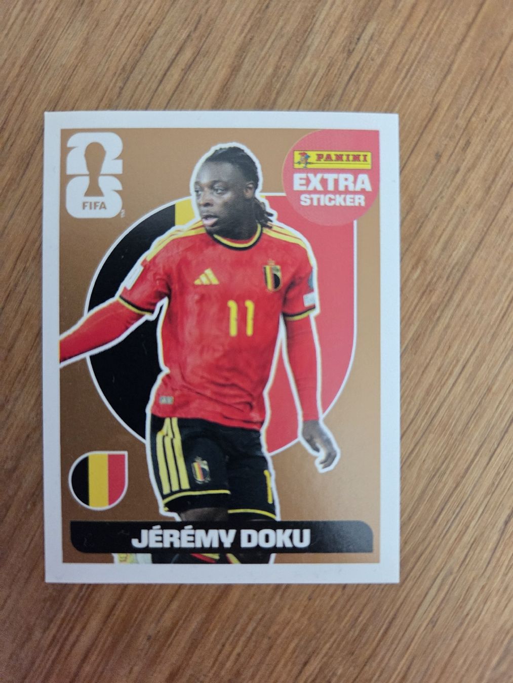 Panini Carte collezionabili: Extra Sticker Bronze Jeremy Doku – Nuovo e nell'imballaggio originale da Eschenz venduto da kri_g6qr