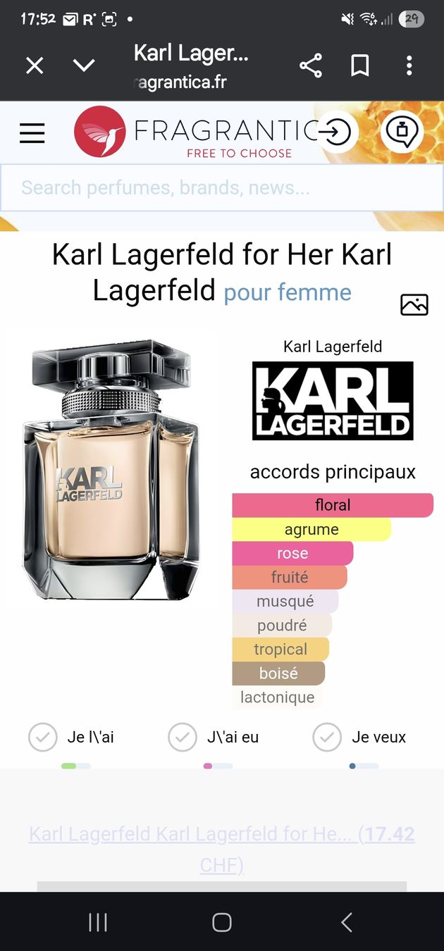 Karl Lagerfeld Profumi & Eau de Toilette: Parfum Karl Lagerfeld 45 ml – Nuovo (secondo la descrizione) da Morens FR venduto da Vanilla_gurl 2
