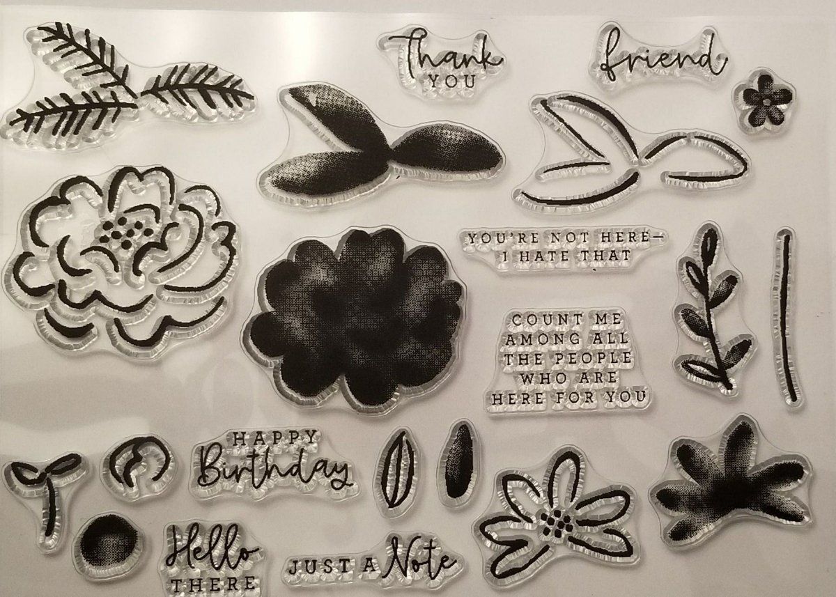 Timbri: Stempelset  "zarte Blüte" – Nuovo e nell'imballaggio originale da Frauenkappelen venduto da 77Adi