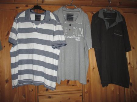 3 ER SET POLO SHIRTS GROSSE GRÖSSEN 3 XL BAUMWOLLE