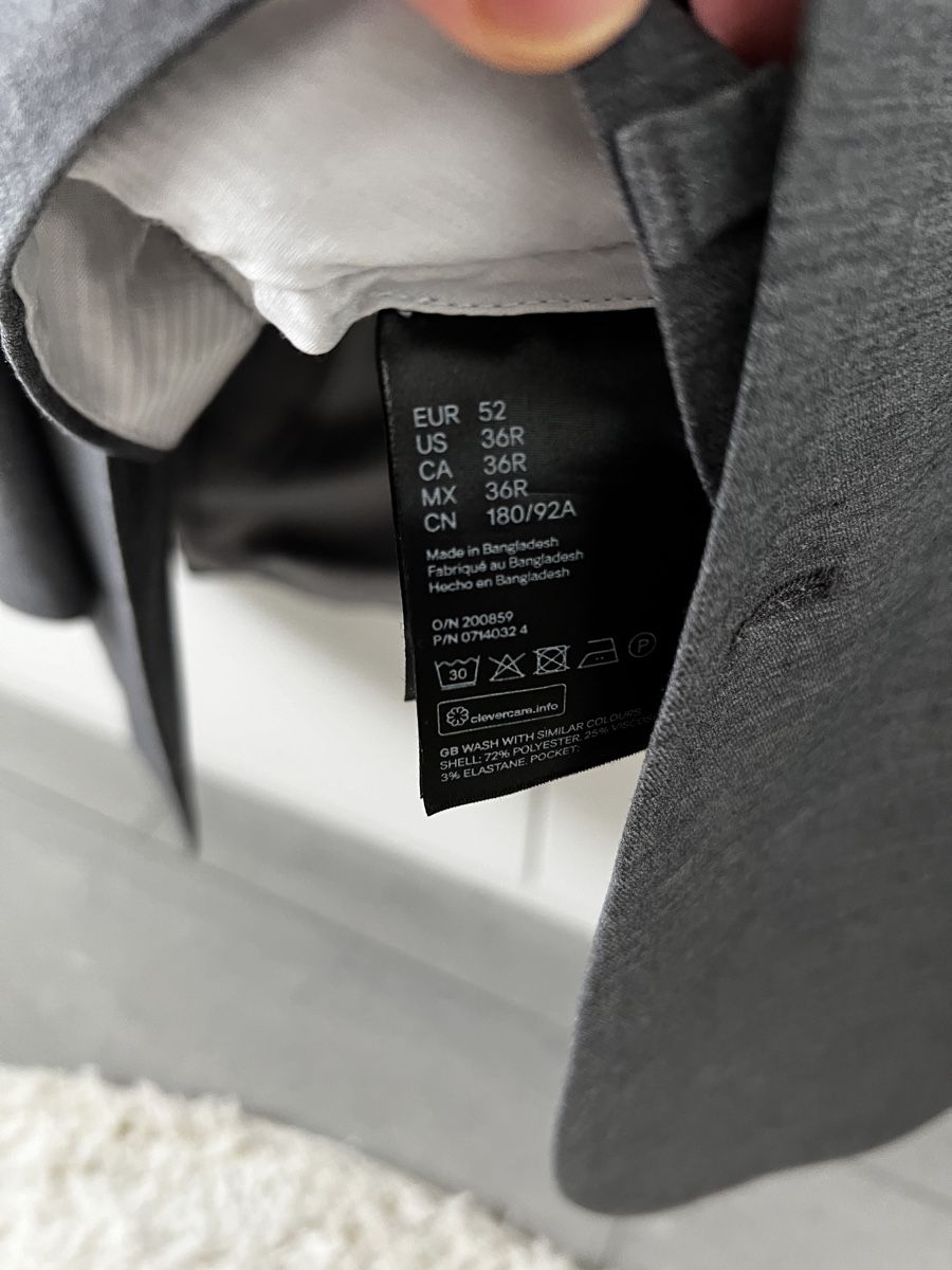 H&M Costumes: Anzug Grau | Gr.50 / 52 – D'occasion à Niederrohrdorf par fero90 3