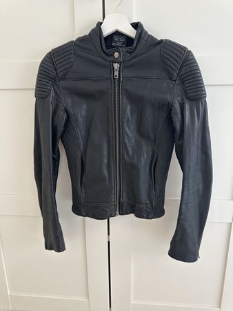 H&M Dragon Tattoo Lederjacke Damen Gr. S