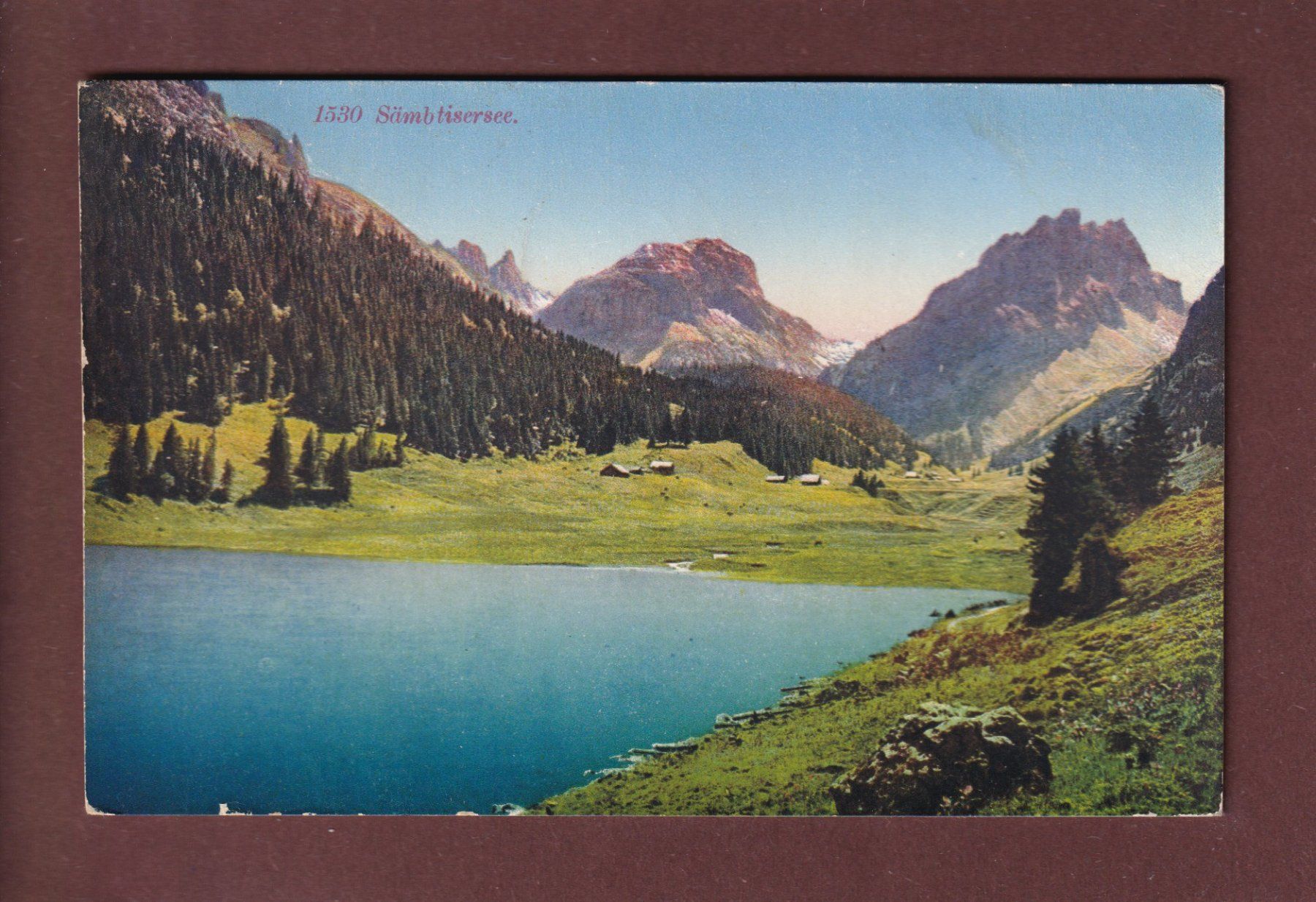 Cartoline postali: SÄMBTISERSEE - 1929 – Usato da Pully venduto da nicecards