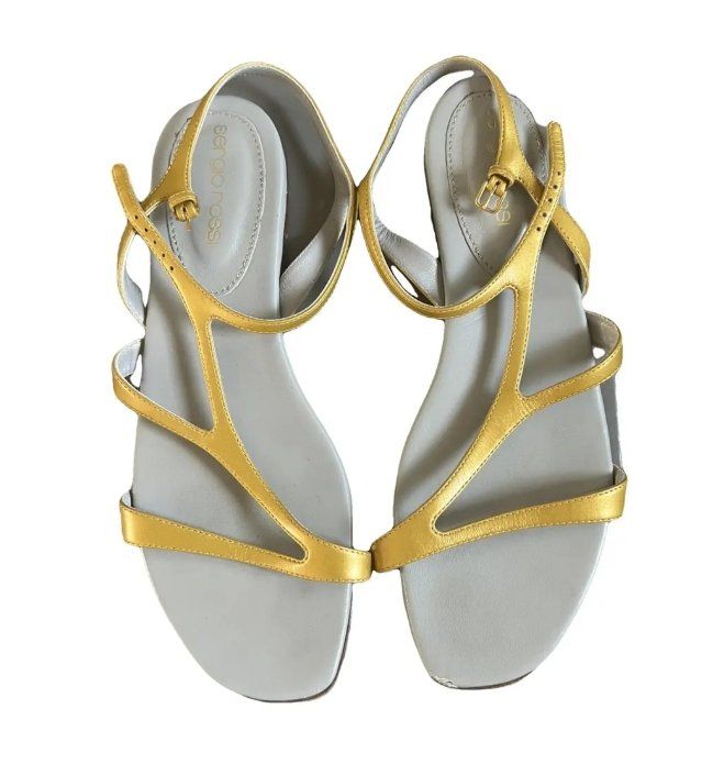 Sergio Rossi Scarpe da donna: Sergio Rossi Leder Sandalen – Usato da Horgen venduto da RenRio