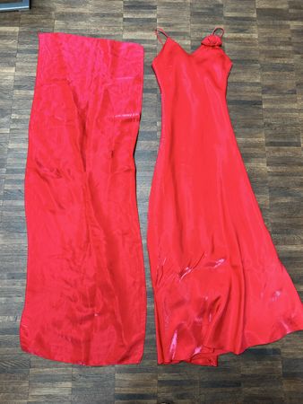 Abendkleid Rot, Grösse S/M, leicht