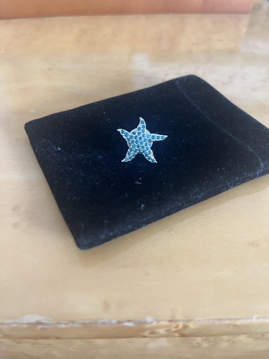 Swarovski Sonstiger Schmuck: Swarovski Seestern Pin Blaue Kristalle – Neu (gemäss Beschreibung) aus Saanen von SoniaMichaela
