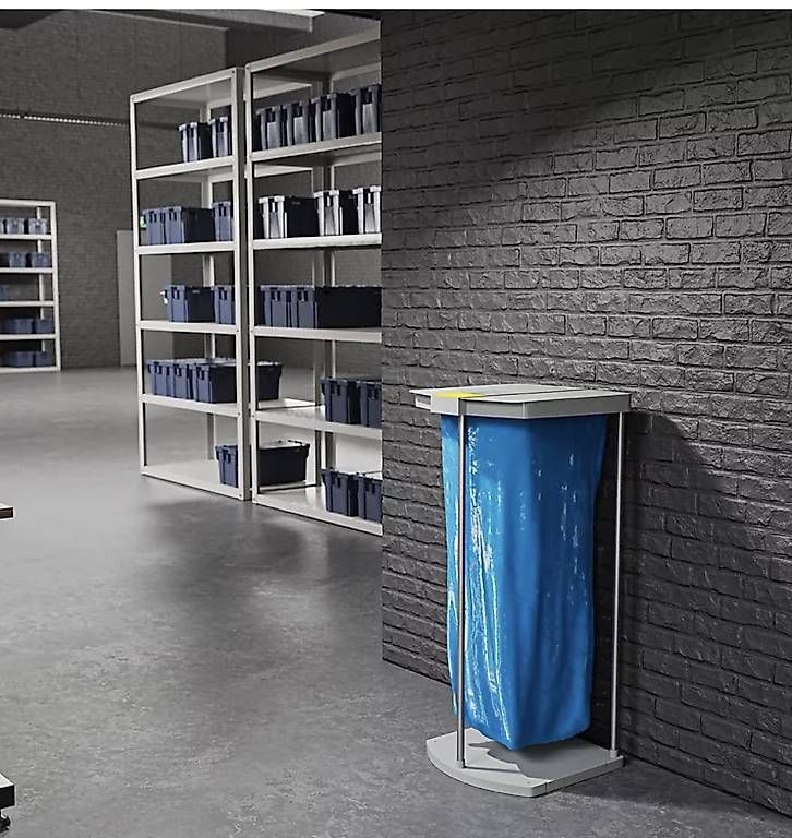 Hailo Cestini per rifiuti: neues Abfallsystem WS 120 mit Rollen, 1-fach – Nuovo e nell'imballaggio originale da Necker venduto da liq24 2