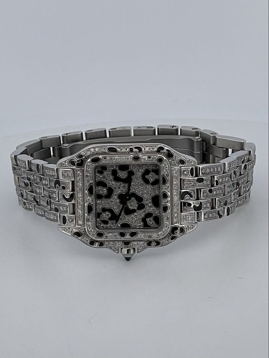 Cartier Orologi: Cartier Panther Medium Iced Out - HPI01721 – Nuovo (secondo la descrizione) da Wettingen venduto da Elegance_Uhren 5