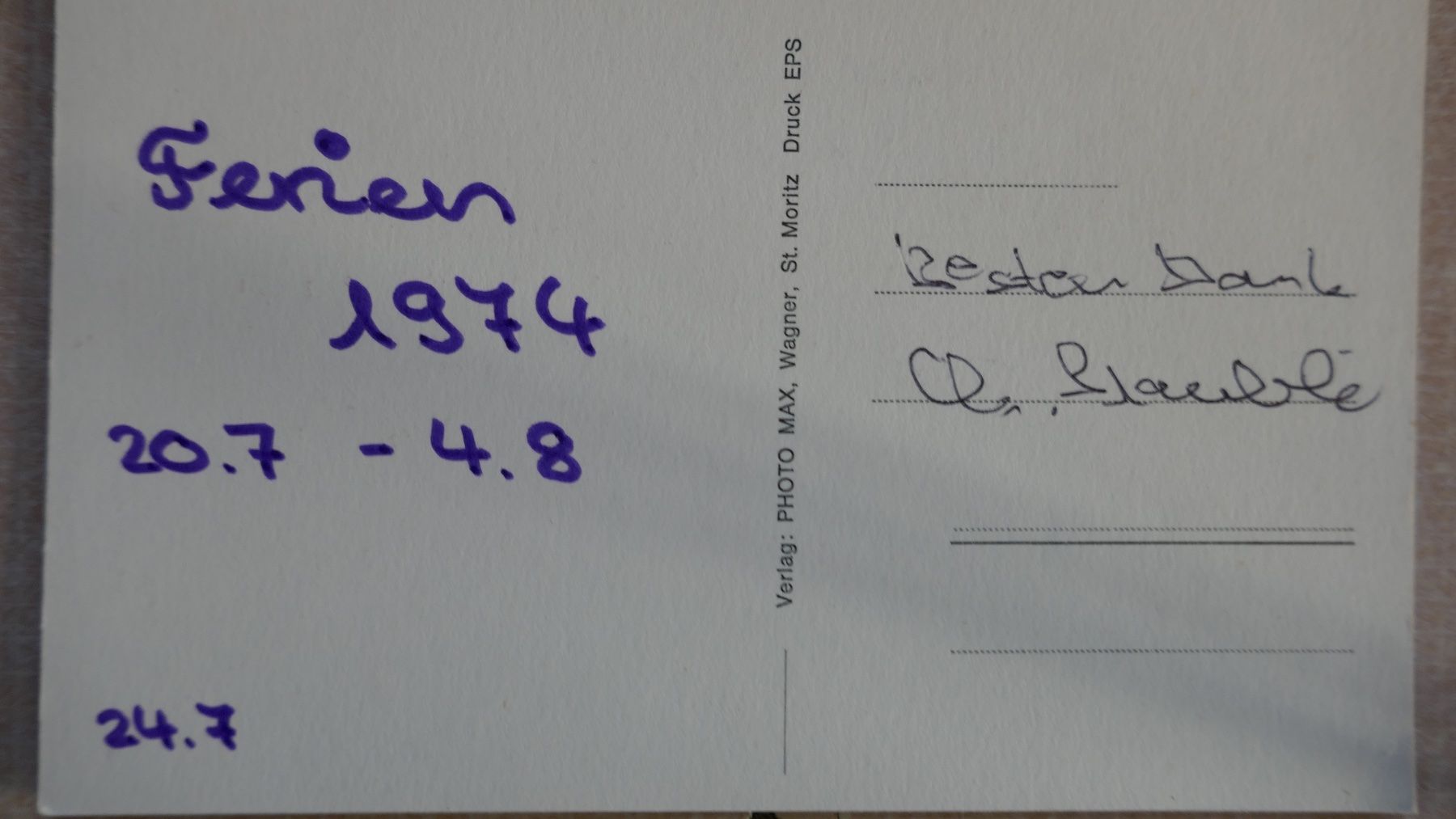 Cartoline postali: Sils Baselgia – Usato da Oberriet SG venduto da ret_7j2k 1