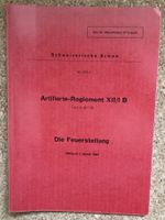 ARMEE ARTILLERIE-REGLEMENT XII/1B DIE FEUERSTELLUNG 1964