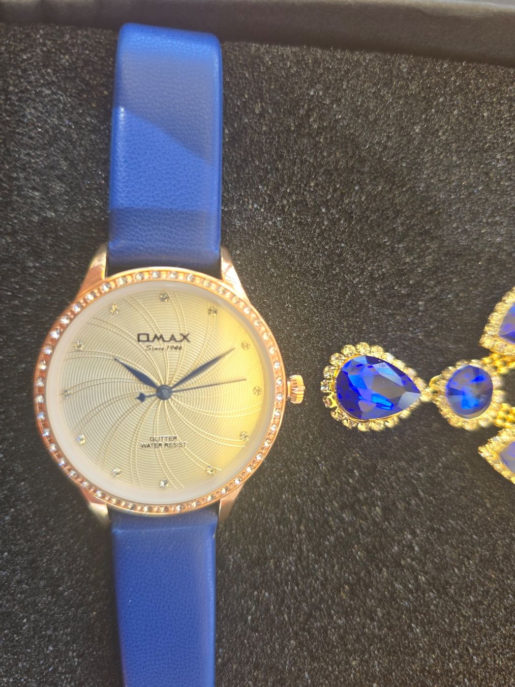 Sonstiger Schmuck: Schmuckset königsblau mit Uhr – Neu und originalverpackt aus Würenlos von sul_cm8q 1