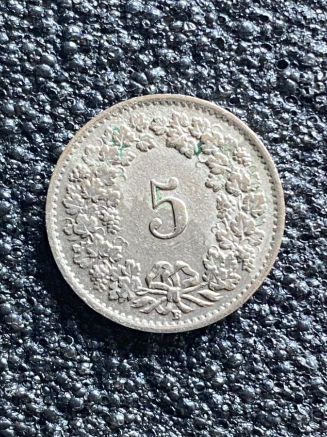 Alle Münzen: 5 Rappen 1946 – Gebraucht aus Hünenberg von Ecila 1