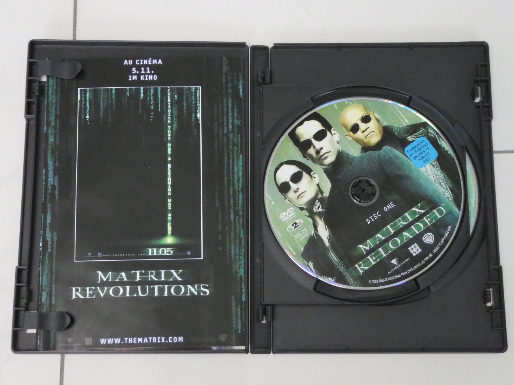 Tutti i DVDs: DVD / Matrix Reloaded – Usato da Uznach venduto da binmaley 2