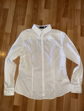 Paul&Shark Damen Bluse, Gr. 46, weiss, einf. Brustweite 50cm