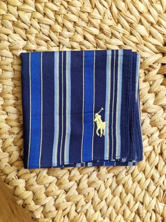 Orig Ralph Lauren Polo Taschentuch / Pocket Square Vintage