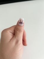Press-on nail  - New - short square - size S