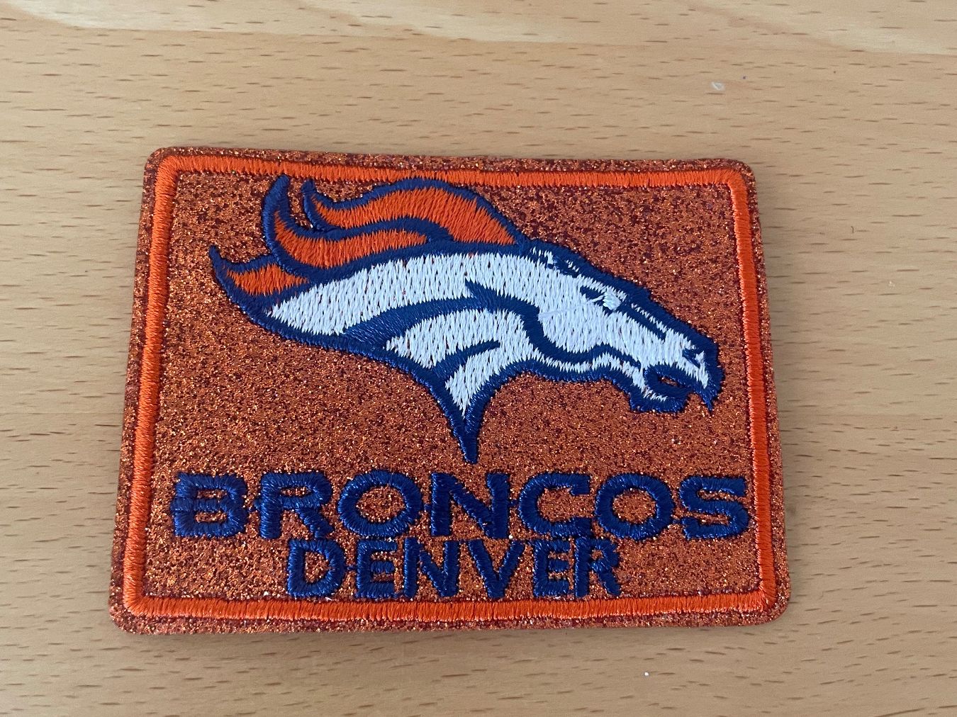 Patches: NFL  Denver Broncos Patch Aufnäher Sticker – Neu (gemäss Beschreibung) aus Horn von abutre72