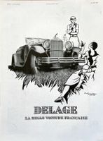 Delage Cars - Alte Werbung / Ancienne publicité 1931