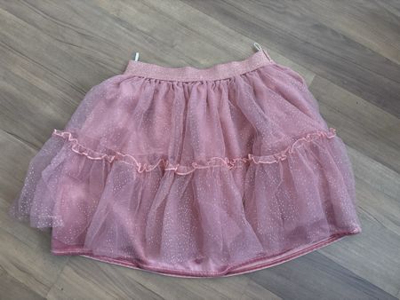 C&A Tüllrock Gr. 140 – Rosa mit Glitzer, sehr guter Zustand