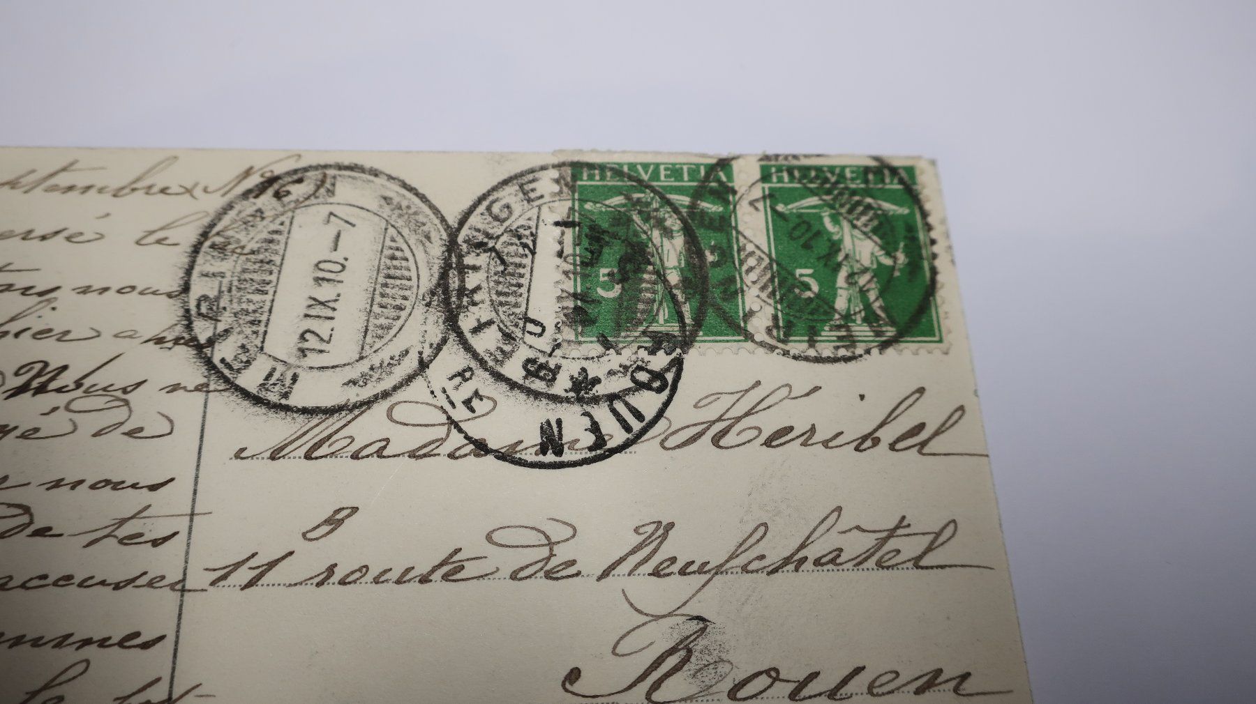 Cartoline postali: Aareschlucht N° 1178  1910 – Usato da Cormoret venduto da Pascalll2001 3