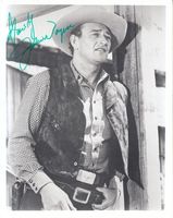 John Wayne (1907-1979) - altes, orig. sign. Großfoto