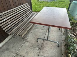 Blechtisch Gartentisch Klapptisch