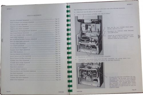 Musiktruhen: Wurlitzer Service Manual  Zodiac – Gebraucht aus Schalunen von schwabspielautomaten 1