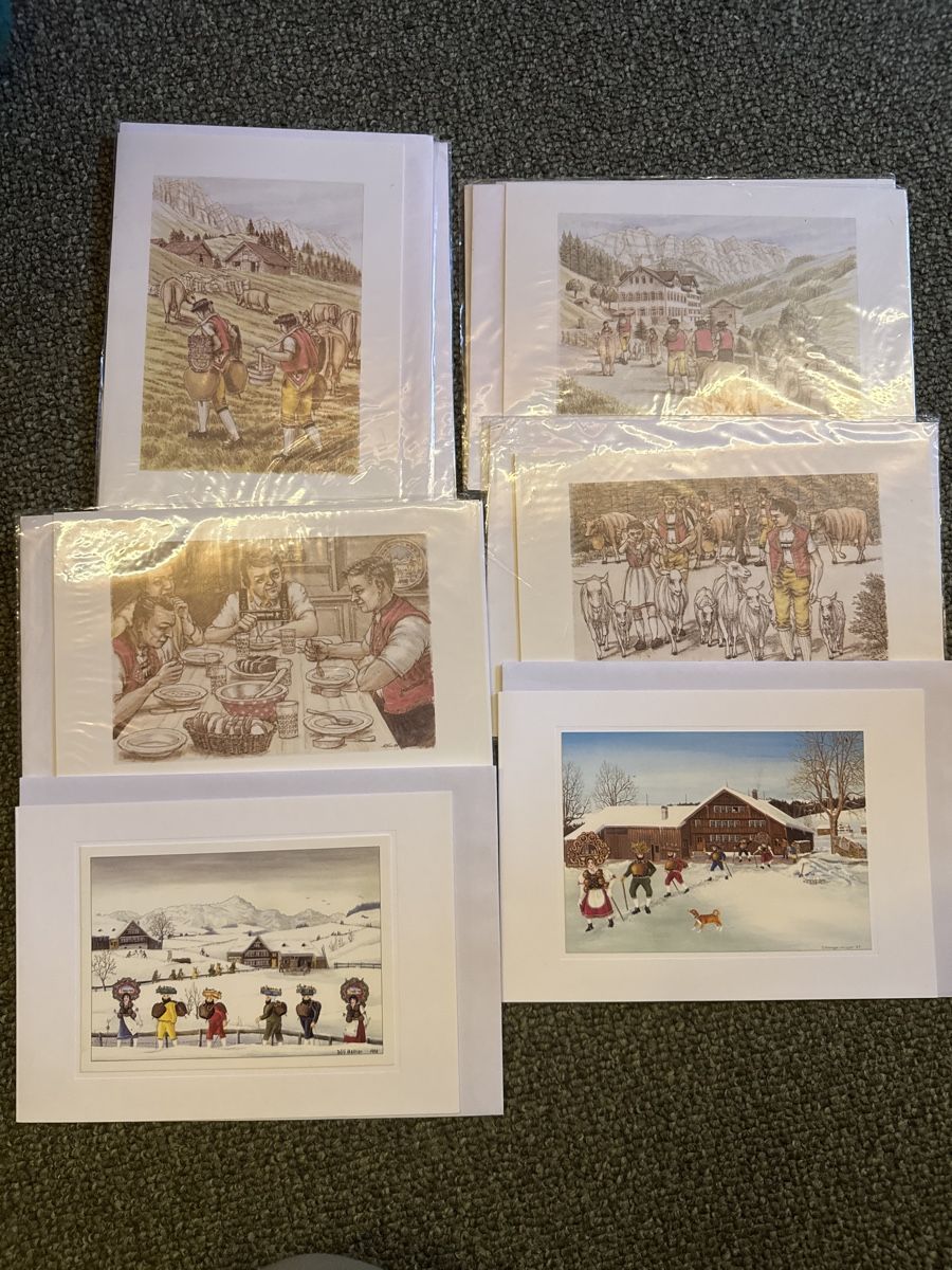 Foto & Immagini: Appenzellerkalender und Bilder – Usato da Bühler venduto da comaneci