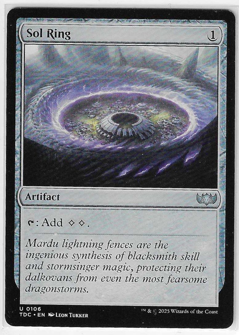 Magic The Gathering Cartes à collectionner: [MTG] Sol Ring [en] – D'occasion à Nyon par LucidumMTG