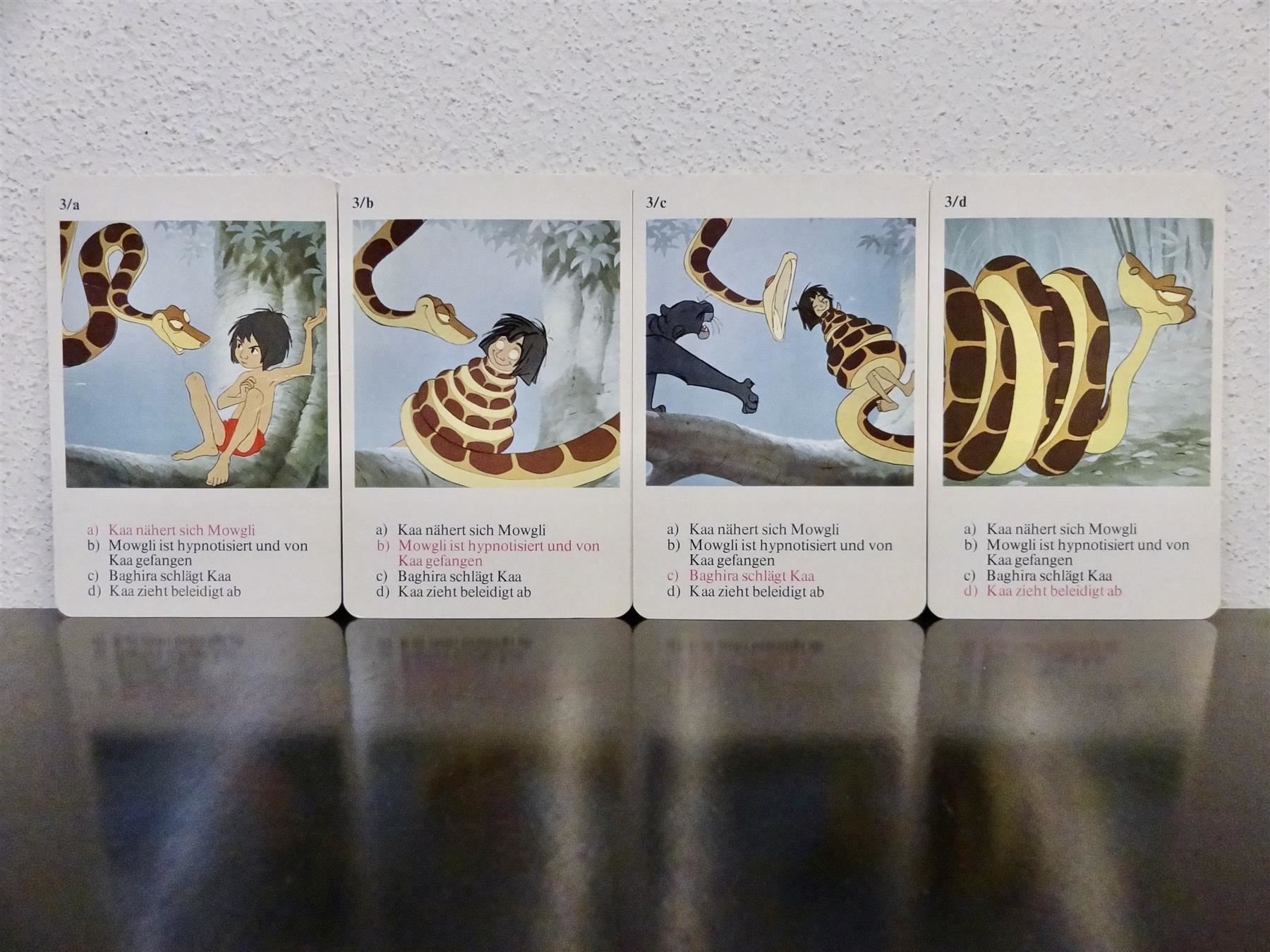 Giochi: altes Quartett DAS DSCHUNGELBUCH 1969 – Usato da Kerzers venduto da wisaundso 4