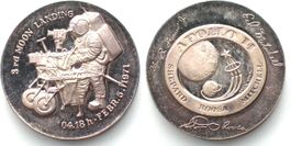 APOLLO 14 - 3RD MOON LANDING 1971 Silber PP