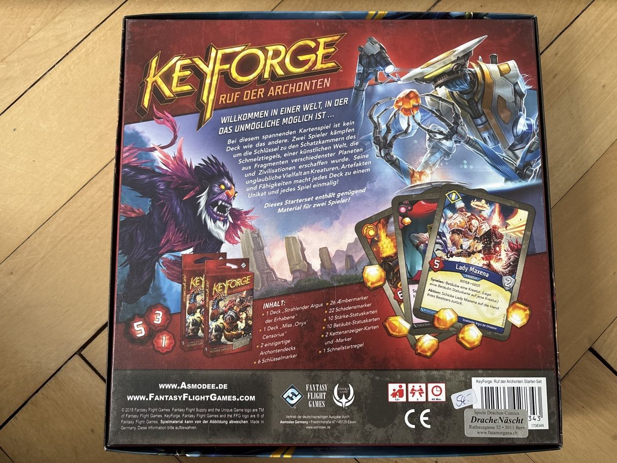 Spiele: Keyforge: Ruf der Archonten, Starter Set, 2 Decks ungeöffne – Neu (gemäss Beschreibung) aus Bern von blu123 1