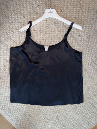 Sleep & Lounge Top HANRO L neu Seide schwarz