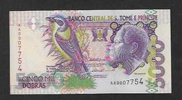 S.Tome E Principe  5000  Dobras  1996  Bankfrisch