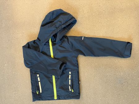 Regenjacke Rukka dunkelblau mit Kapuze (Grösse 110)